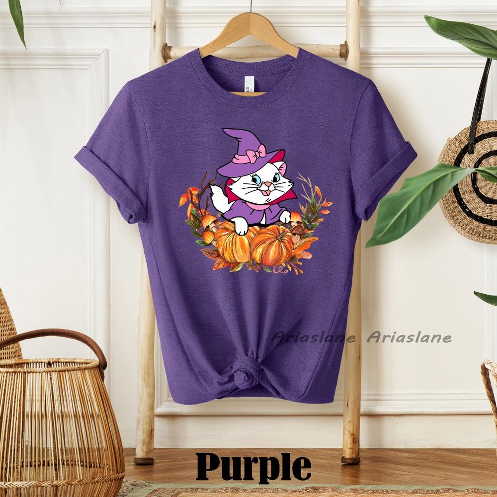 Marie Aristocat Halloween Shirt-Disney Halloween Shirt-Cat Halloween Shirt